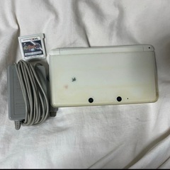 ニンテンドー 3DS ホワイト 充電機 妖怪ウォッチ元祖 カセット付き
