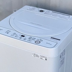 K1000 美品！シャープ◇洗濯機◇6.0kg◇2021年製◇穴無し槽で節水◇ES 