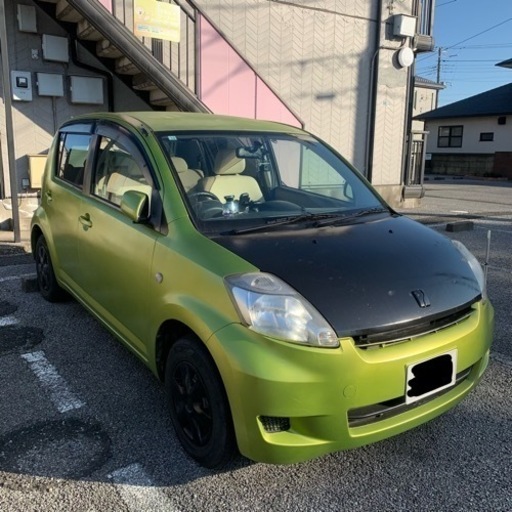トヨタパッソ グリーン DBA-KCG10 車検付き
