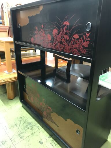 輪島塗！　蒔絵！　飾り棚　水屋　極上品　入荷しました！！