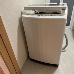 洗濯機　AQUA AQW-GV80H(W) 全自動