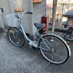 電動自転車　バッテリーの鍵なし