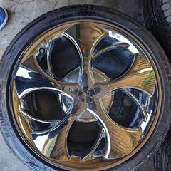 114.3 100マルチ5H 17インチ　USDM メッキホイール　アコード　シビック