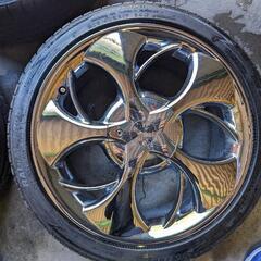 114.3 100マルチ5H 17インチ　USDM メッキホイール　アコード　シビック