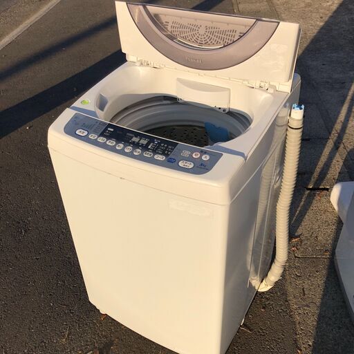 ２０１０年製　TOSHIBA AW-80DJ-WL [簡易乾燥機能付き洗濯機（8.0kg）