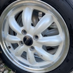 【最終値下げ】165/55R15 ★新品同様タイヤ★ホイールセット