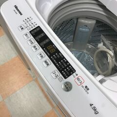 ☆洗濯機 ハイセンス HW-K45E 2021年製 ※動作チェック済/当店6ヶ月