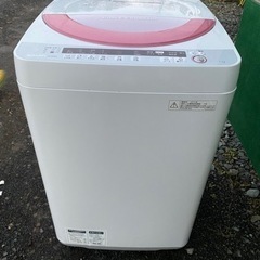 シャープ 洗濯機 ES-GE60P 2015年式