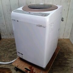 2/18終NH SHARP 全自動電気洗濯機 ES-GV10B-...