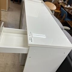 ニトリ NITORI キッチンカウンター リガーレ160 ホワイト 食器棚