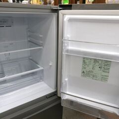 AQUA 2ドア 冷蔵庫 126L 2021年製 AQR-13K(S) シルバー 1人暮らし アクア 右開き 1百リットル 100Ｌクラス 百Lクラス 西岡店