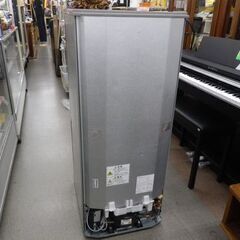 AQUA 2ドア 冷蔵庫 126L 2021年製 AQR-13K(S) シルバー 1人暮らし アクア 右開き 1百リットル 100Ｌクラス 百Lクラス 西岡店