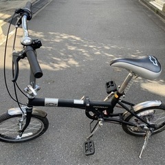 受け渡し者決定しました！折り畳み自転車（黒）収納バッグ付