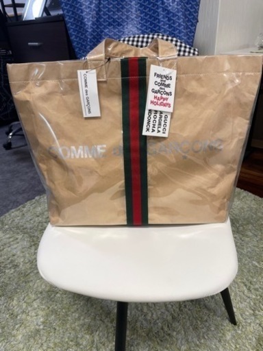 【新品未使用】GUCCI グッチ コムデギャルソン バッグ シェリーライン PVC