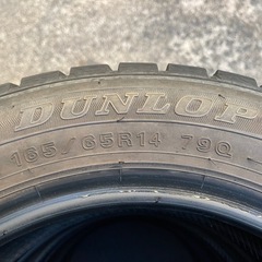 1122-2)はめ替え込み！165/65R14 ダンロップスタッドレス中古4本セット！18年製ウインターマックス
