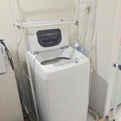 【ネット決済】ランドリーラック　洗濯機　収納　棚
