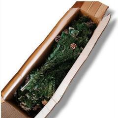 ③【お取引中】 クリスマスツリー 180cm 雪降るツリー 松ぼっくり付 北欧風