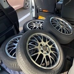 軽自動車　アルミタイヤセット　165/55R15 