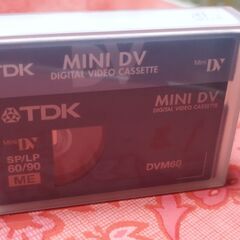 TDK MINI DV SP/60/90 ME未使用ミニDVテープ
