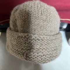 手作り毛糸帽子