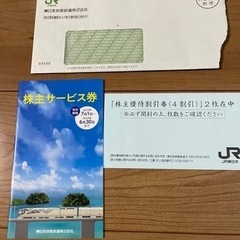 【ネット決済・配送可】JR東日本　株主優待券2枚セット