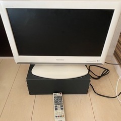 【取引決まりました｝東芝　液晶テレビ 19インチ