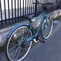 ＜新品同様＞サカイサイクル 27インチ自転車・シマノ6段変速・LEDライト・ 鍵付き・お掃除済ですぐ乗れます