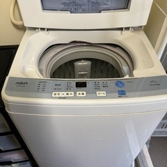 洗濯機　AQW-S60D 6kg