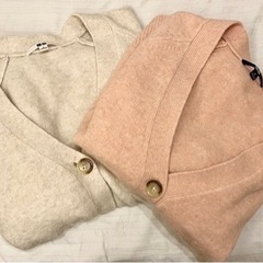 美品&未使用 UNIQLO ショートカーディガン 2枚セット サ...