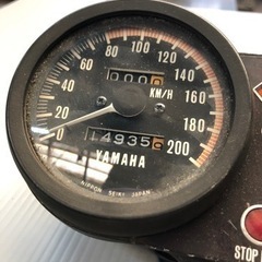 YAMAHA TX650スピードメーター　タコメーター
