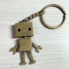 アンティークレトロ/ロボットキーホルダー（新品）お取り引き予定者...