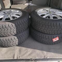 ダンロップ、アルミホイール付きスタッドレスタイヤ4本セット