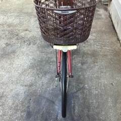 238 パナソニック新機種電動アシスト自転車viviDX26インチ レッドボディー