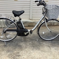 240 パナソニック新機種電動アシスト自転車vivi TX26インチ シルバー