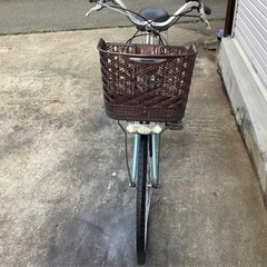 243 パナソニック新機種電動アシスト自転車vivi TX26インチ ブルーボディー