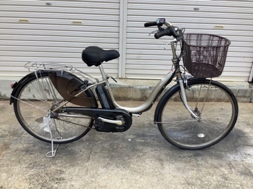 244 ヤマハ新機種電動アシスト自転車pas natura26インチブラックアルミボディ