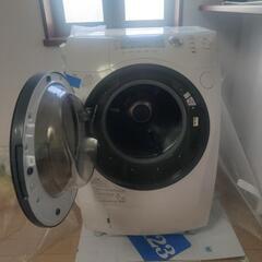 【洗濯運転未使用】東芝製ドラム式洗濯乾燥機ZABOON / TW...