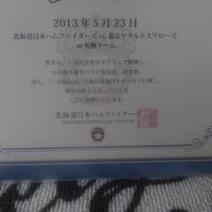 大谷翔平 プロ初登板試合 観戦証明書