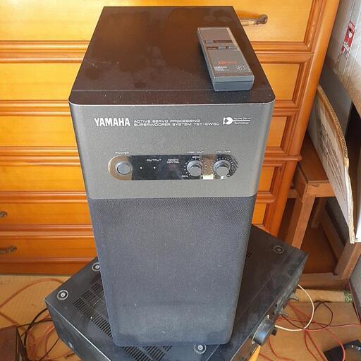 贅沢屋の YAMAHA　スーパーウーハーシステム　YST-SW50 リモコン付き オーディオ