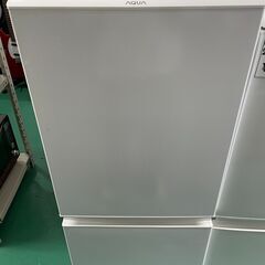 大阪☆「T268」ノンフロン冷凍冷蔵庫 2021年製 ホワイト AQUA