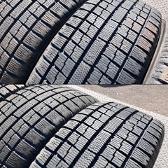 【バリ山】アルファード 純正 アルミホイール スタッドレス 17インチ ガリット GARIT GS 225/55R17 4本 2019年 トヨタ純正 ヴェルファイア