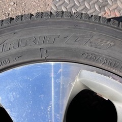 【バリ山】アルファード 純正 アルミホイール スタッドレス 17インチ ガリット GARIT GS 225/55R17 4本 2019年 トヨタ純正 ヴェルファイア