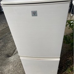 シャープ　2ドア　冷凍冷蔵庫　SJ-PD14A 2015