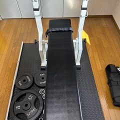 ベンチプレス　バーベル、ダンベルセット