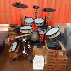 【近隣無料配送】Roland ローランド 電子ドラム TD-10 キット カスタム V-Drums ドラムセット