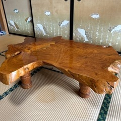 欅座卓、ローテーブル