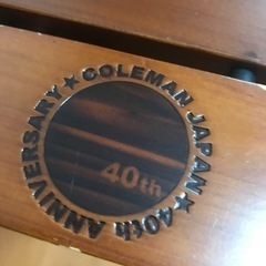 【Coleman】ナチュラルウッドロールテーブル  40THリミテッド