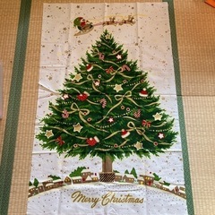 【お取引中】クリスマスツリー柄の布