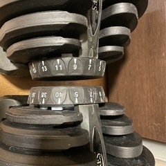 可変式ダンベル 40kgx2 ＆リクライニングベンチ　27日まで