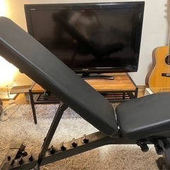 可変式ダンベル 40kgx2 ＆リクライニングベンチ　27日まで